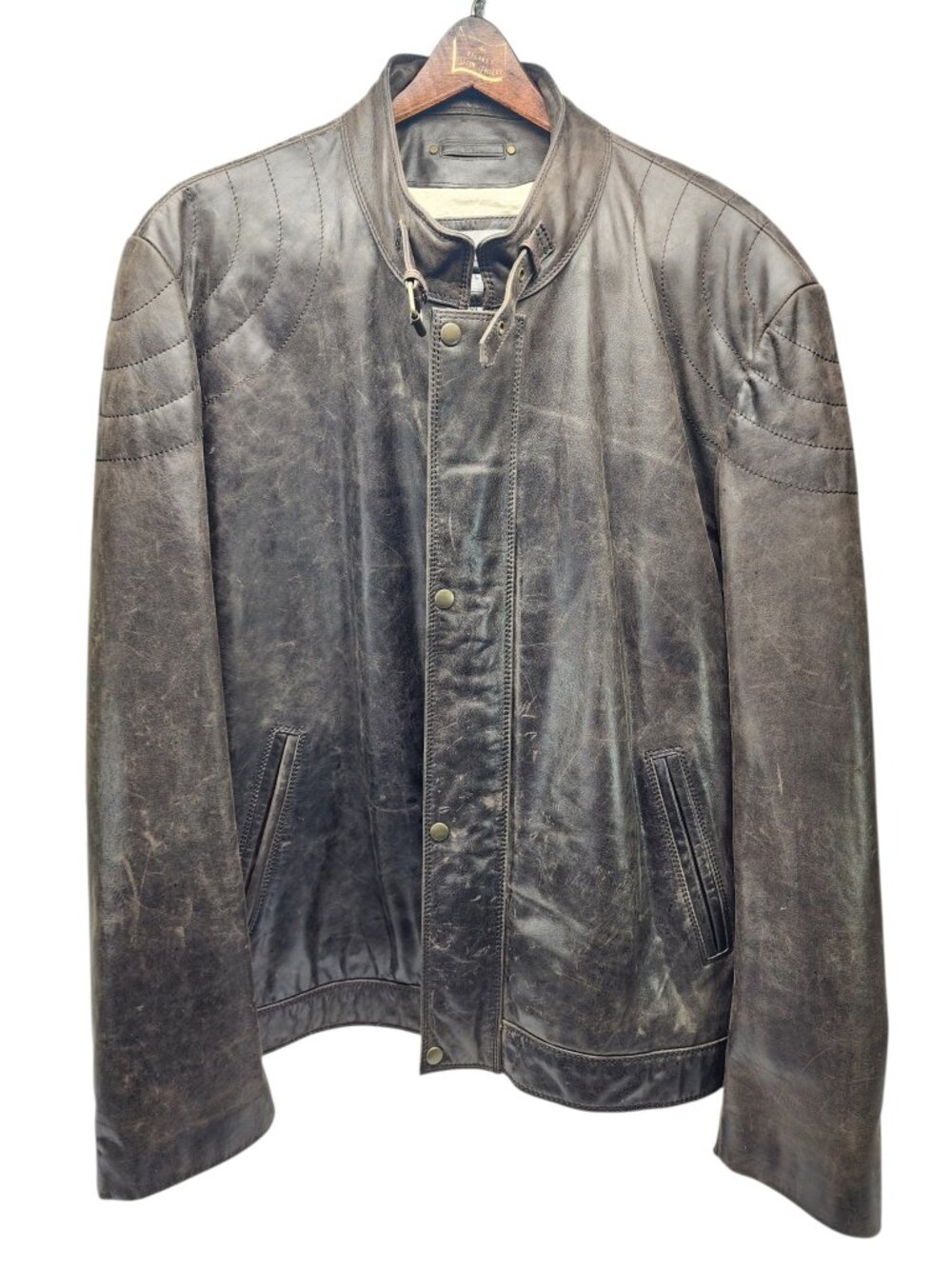 Vintage Wilsons Leather M. Julian Cafe Racer Motorcycle Leather Jacket XLarge